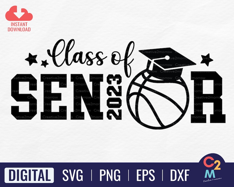 Basketball Senior 2023 SVG Class of 2023 Shirt Basketball Etsy Australia