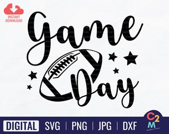 Game Day SVG |  Football Game Day SVG | Game Day Football SVG | Football Svg | Football Shirt Svg | Game day Football Svg | Cricut Cut File