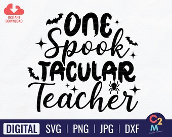 Um professor assustador SVG | Professor SVG | Dia das Bruxas SVG | Professor de Halloween | Professor Engraçado SVG | Arquivo de corte Cricut | Download instantâneo