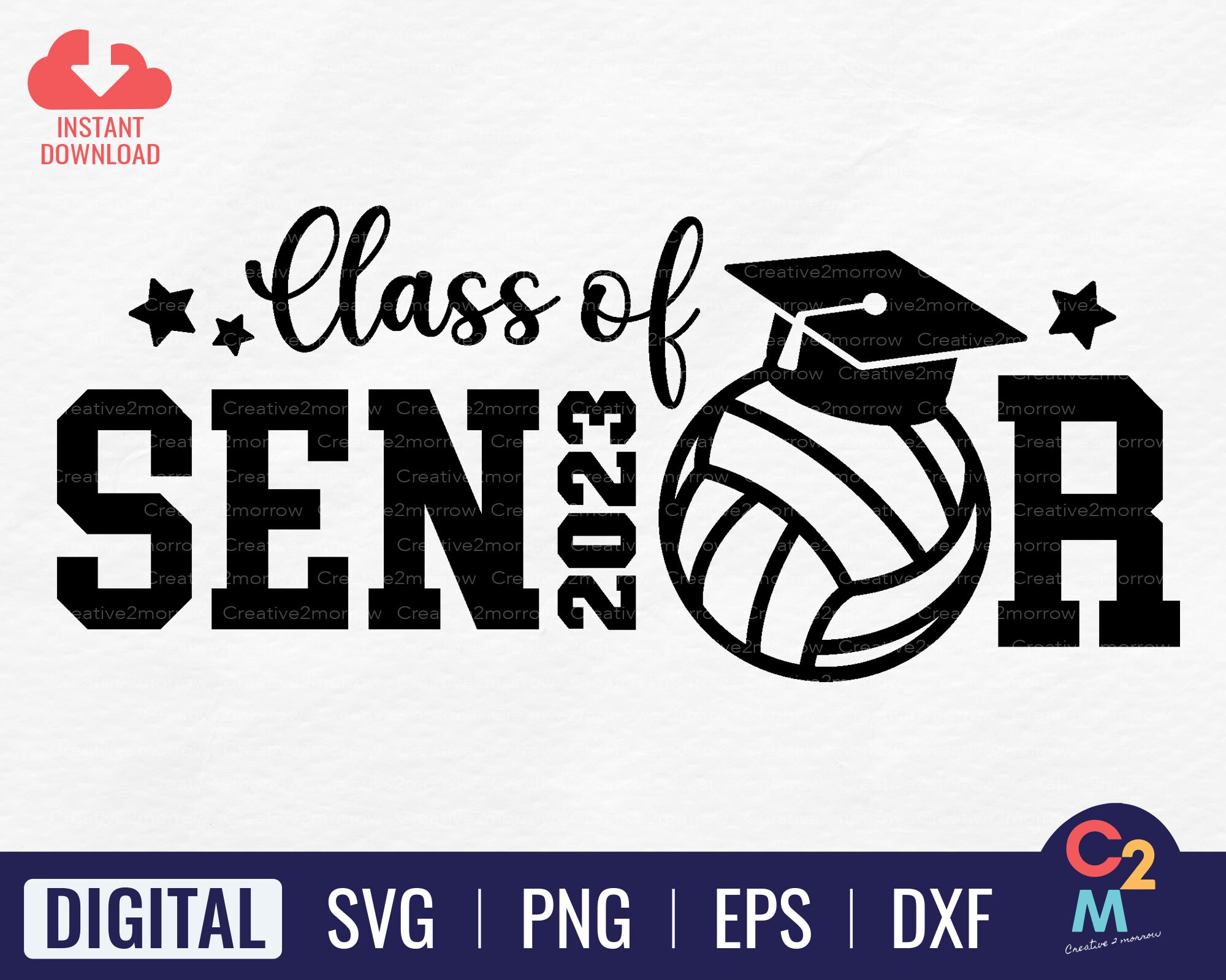 Volleyball Senior 2023 SVG Class of 2023 Shirt Volleyball Etsy