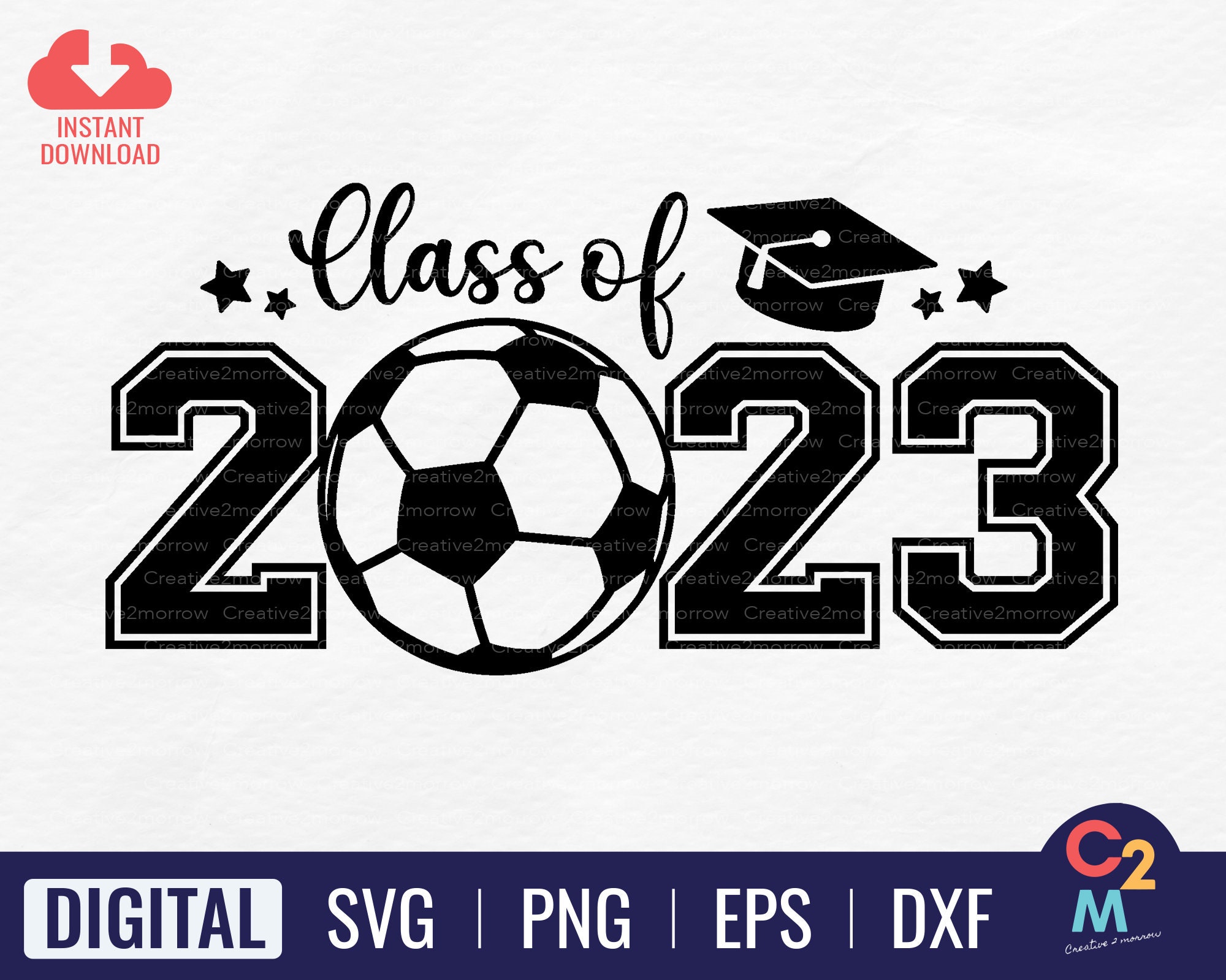 Class of 2023 Soccer SVG Seniors 2023 SVG Graduation Svg Etsy Australia