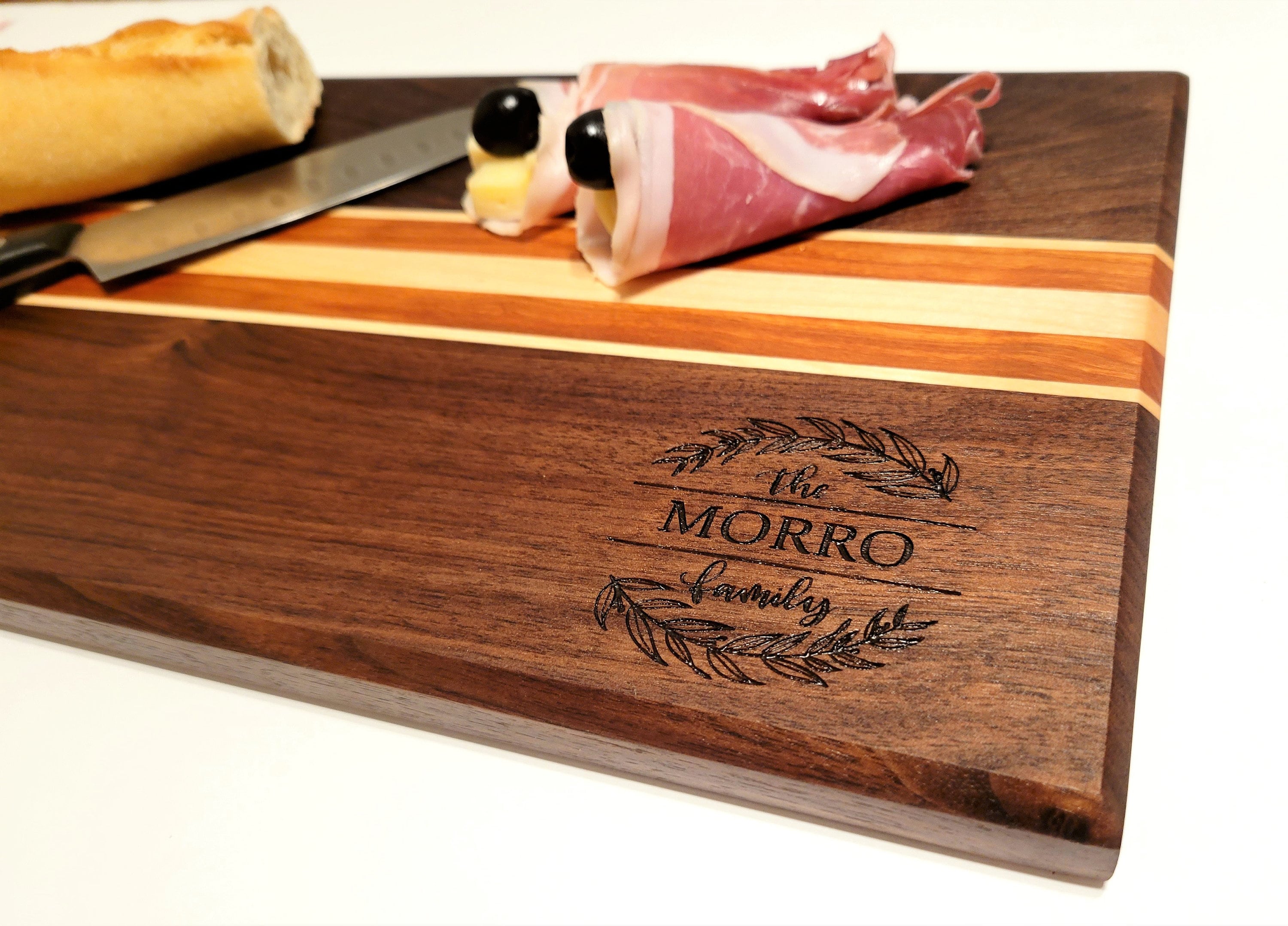 Walnut Cherry Maple cutting Board Mothers Day | Etsy