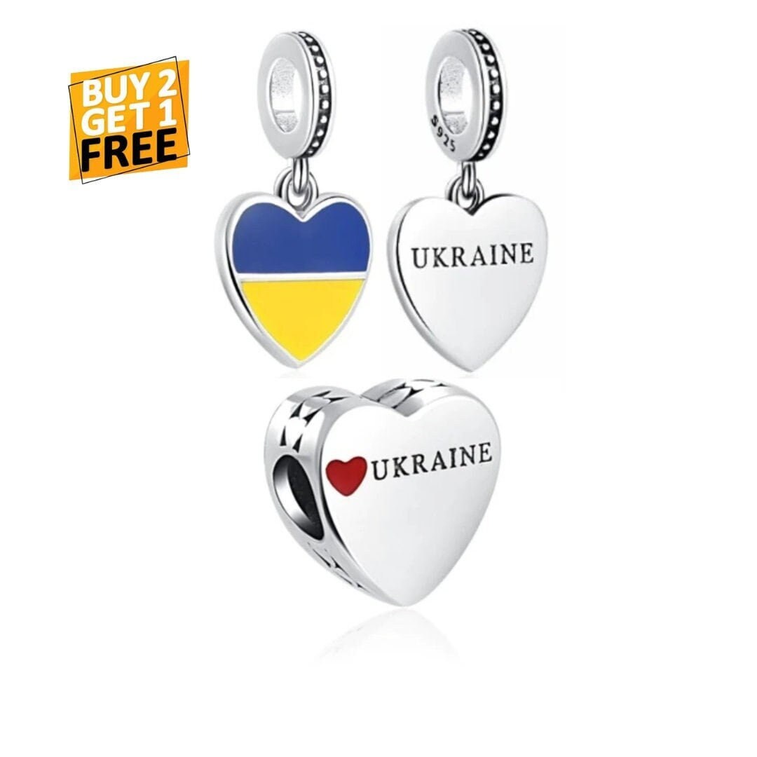 Ukraine Flagge Anhänger für Armband Ukraine Support Charm Etsy.de
