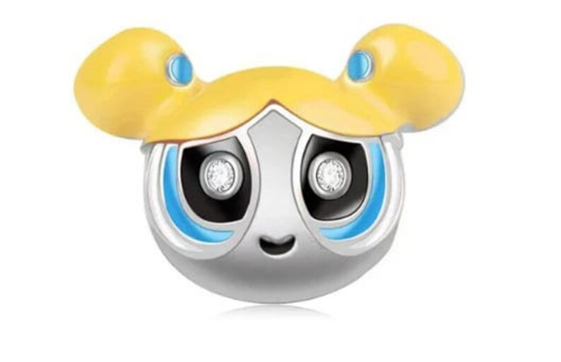Powerpuff Girl Charm, Powerpuff Girl Inspired, Bubbles Charm, Buttercup