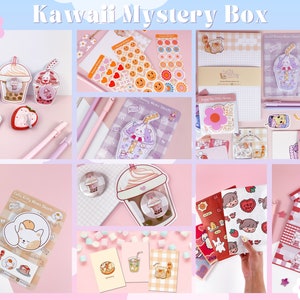 Kawaii Mystery Box Kawaii Stationery Box Stationery Grab | Etsy