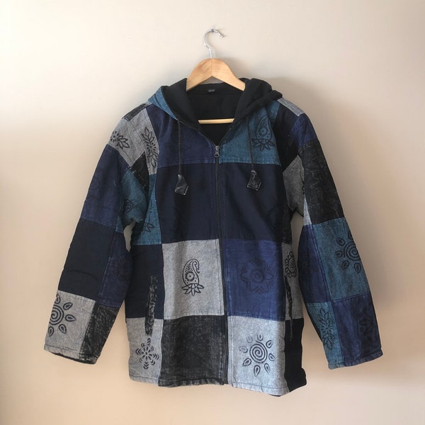 Mens Patchwork Jacket Etsy