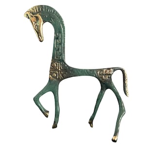 Horse Statue, Greek Horse, Metal Art Sculpture, Dancing Horse