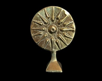 The Vergina Sun, Star of Vergina, Vergina Star, Ancient Greek Symbol, Bronze Office Decor, Metal Art Sculpture,