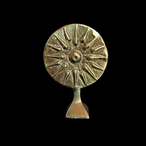 The Vergina Sun, Star of Vergina, Vergina Star, Ancient Greek Symbol, Bronze Office Decor, Metal Art Sculpture,