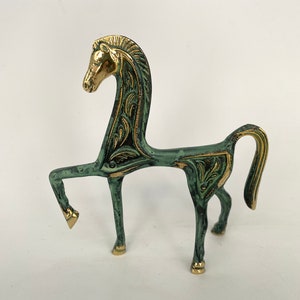 Horse Statue, Greek Horse, Metal Art Sculpture, Dancing Horse