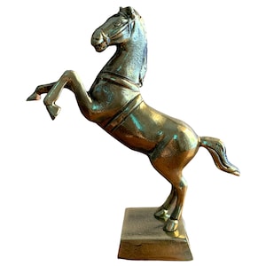 Große Pferdestatue, griechisches Pferd, MetallKunst Skulptur, Pferd Neighing