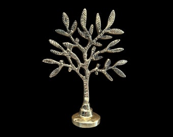 Olive Tree , Bronze Office Decor, Metal Art Sculpture, Symbol of Peace