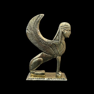 Sphinx , Greek Mythical Creature, Art Sculpture, Museum Replica, Riddle
