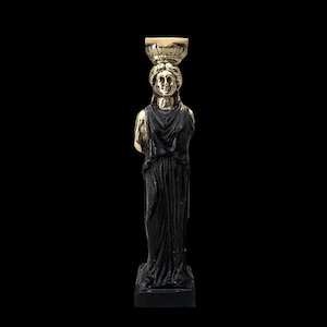 Caryatid of the Erechtheion, Acropolis, Athens Handmade Museum Replica, Bronze Statue, Bronze Office Decor, Metal Art Sculpture