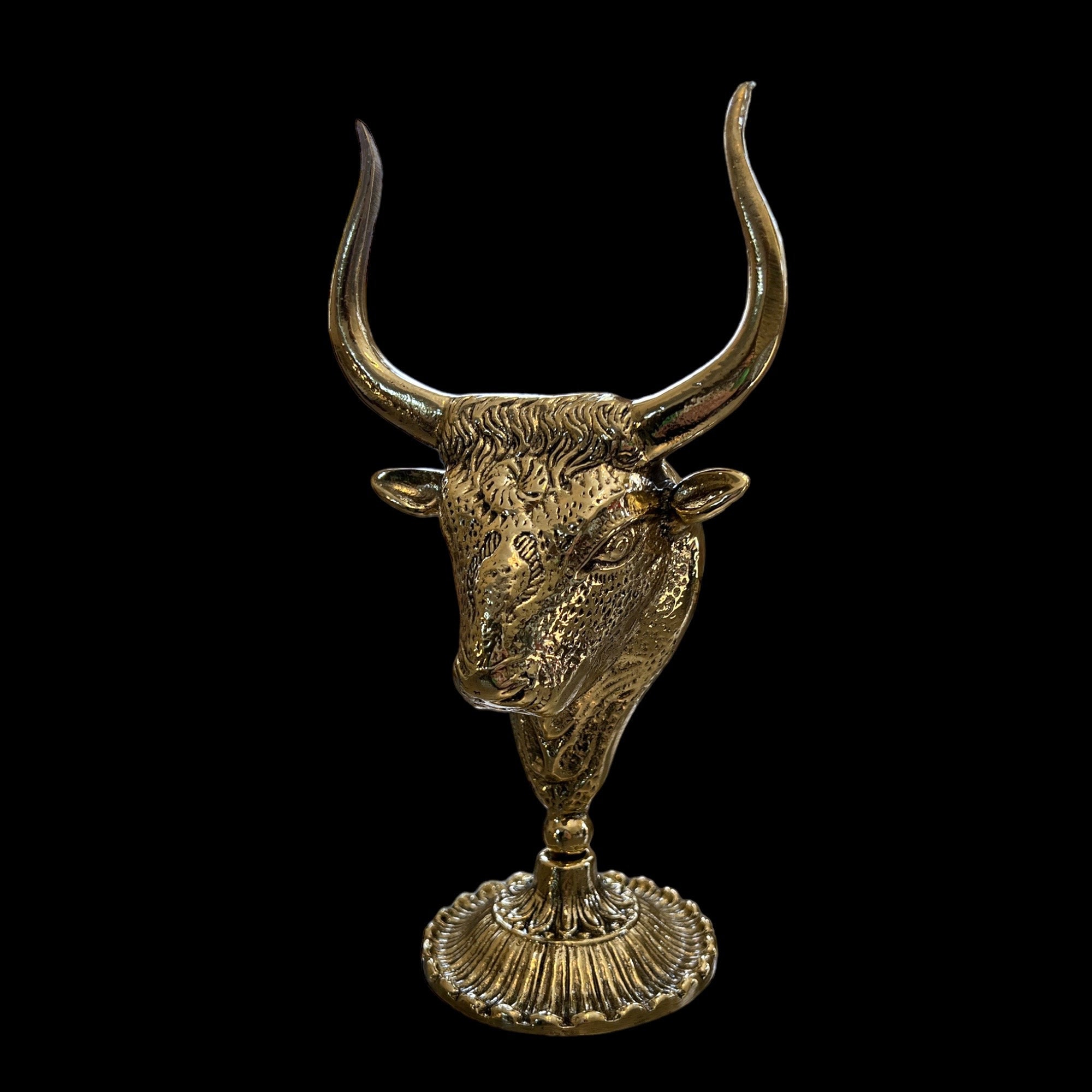 逸品　青銅製のミノア文明の雄牛　ギリシャクレタ島 　宇宙エネルギー　生と死の力 逸品 青銅製のミノア文明の雄牛 ギリシャクレタ島 宇宙