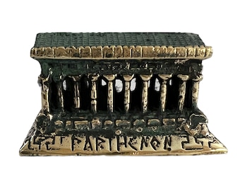 The Notorious Parthenon Temple, Acropolis, Ancient Greek Temple, Symbol of Athens , Metal Art Sculpture