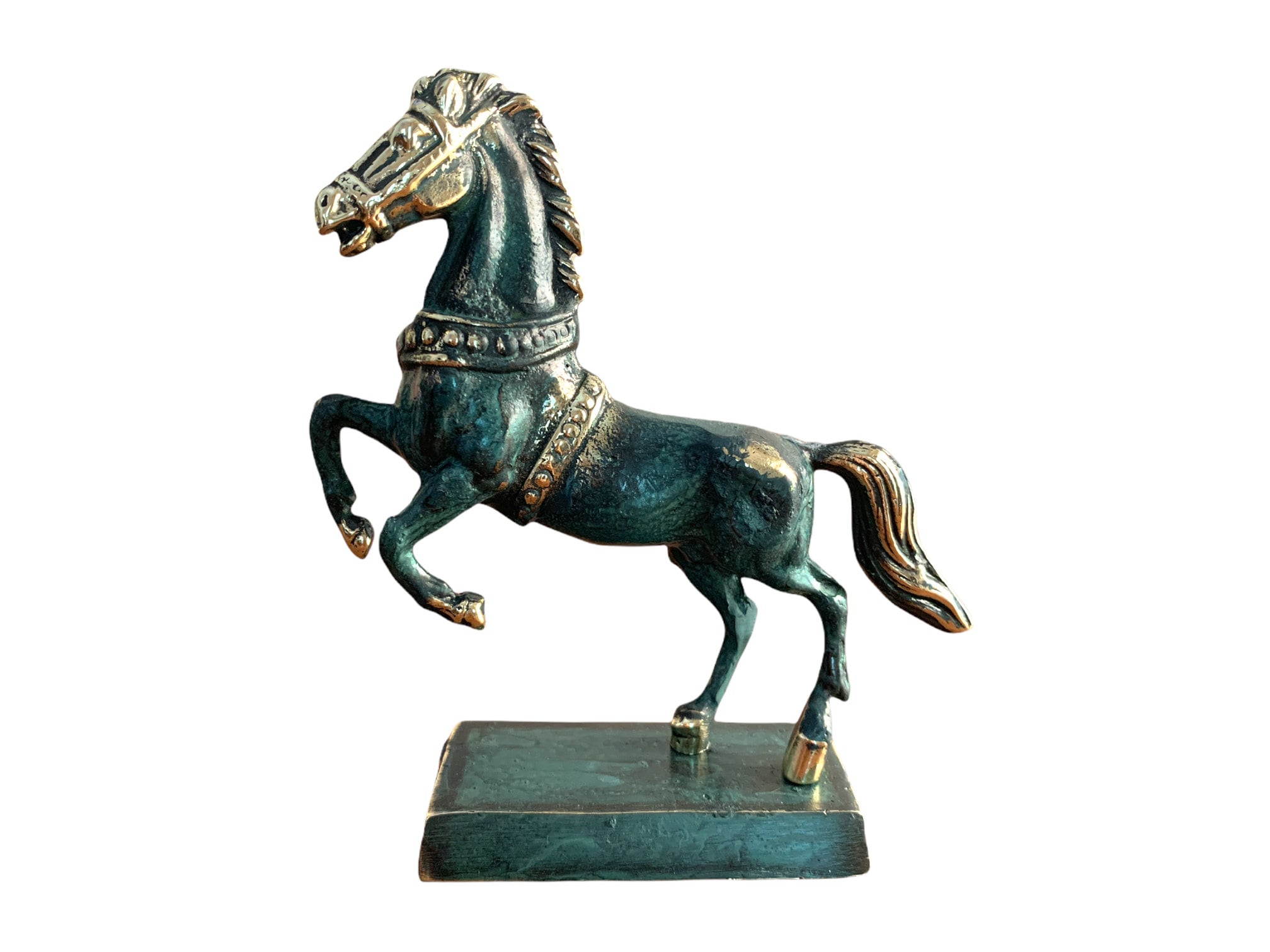 馬の像、ギリシャの馬、金属芸術彫刻、馬のいななき - Etsy 日本