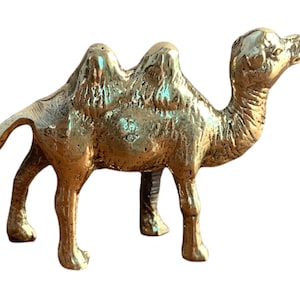Camel Figurine, Bronze Office Decor, Metal Art Sculpture, Animals, Gift to Him, Gift to Her, Animal Décor