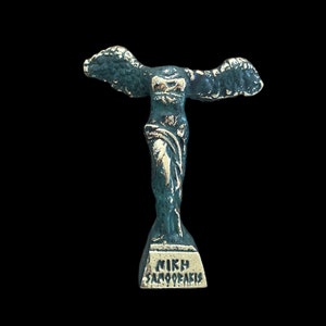 Winged Victory of Samothrace, Metal Art Sculpture, Museum Replica, Greek Goddess of Victory, Bronze Office Decor