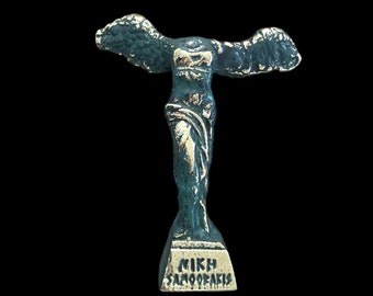 Winged Victory of Samothrace, Metal Art Sculpture, Museum Replica, Greek Goddess of Victory, Bronze Office Decor