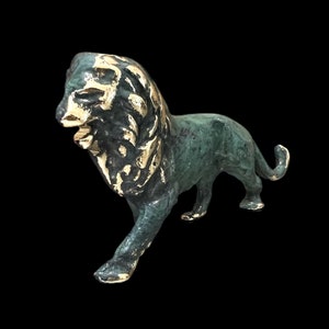 Lion , Bronze Statue, Metal Art Sculpture, Animals, Gift to Him, Animal Décor