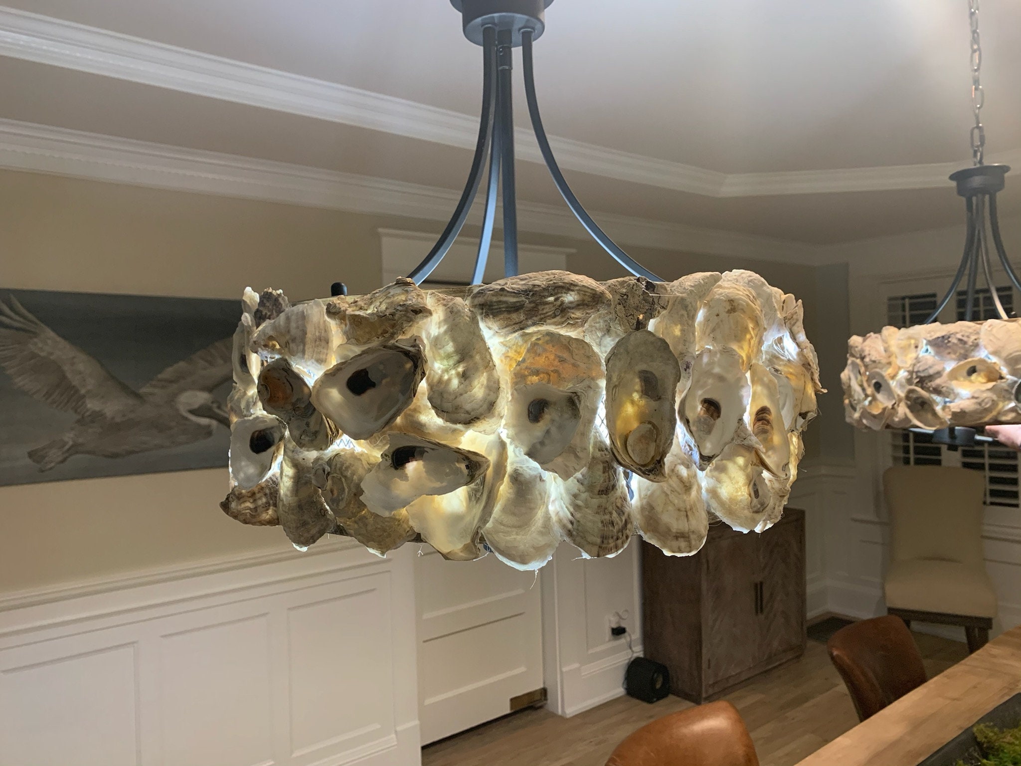 Oyster pendant light outlet