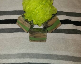 fresh cut grass soap