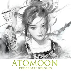 ATOMOON Procreate-penselen tekenen, penselen voortplanten illustratie, penselen voortplanten, penselen voortplanten, schetspenselen voortbrengen