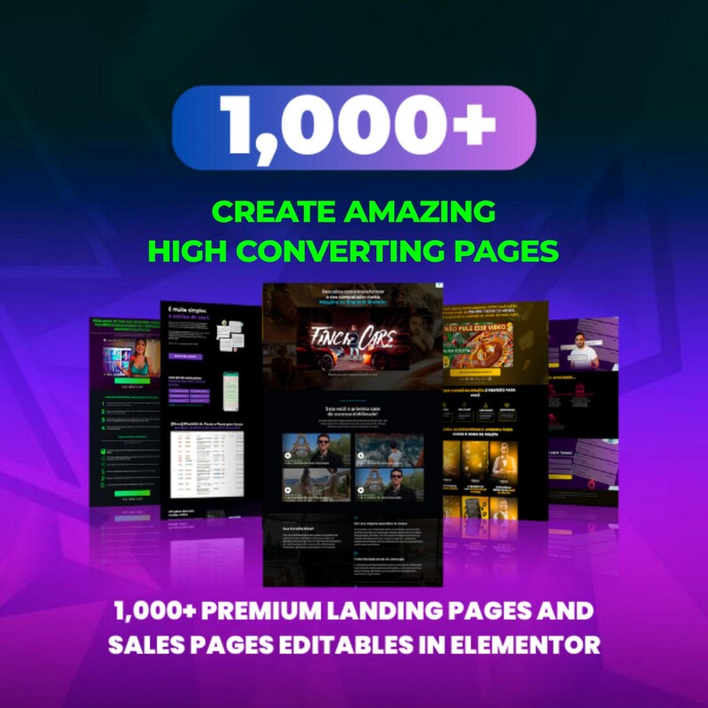 1000 Landing Page Template Bundle Wordpress Sales Page High 1000 Landing Page Template Bundle Wordpress Sales Page High