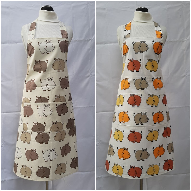 Animal Apron, Country House, Kitchen Apron, Cooking, Baking, Birthday Gift, BBQ Apron, Foodie, Gourmet image 1