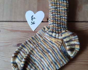 Stricksocken, handgestrickte Socken, Gr. 36