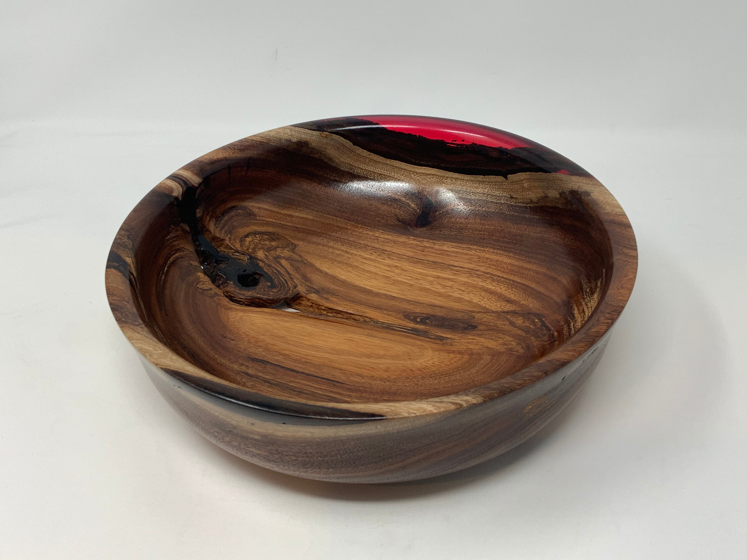 Wood and resin bowl Etsy