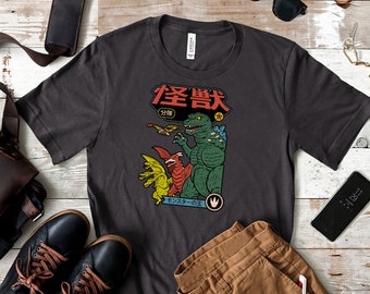 Japanisches Godzilla und Monster Kaiju T-Shirt \ Monster Shirt \ Godzilla Shirt \ King Of The Monsters Unisex T-Shirt