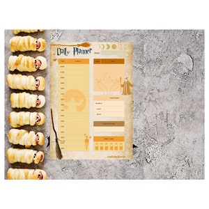 Wizard House HP Inspired Daily Planner- PDF all four. Printable, downloadable planner. E- Planner