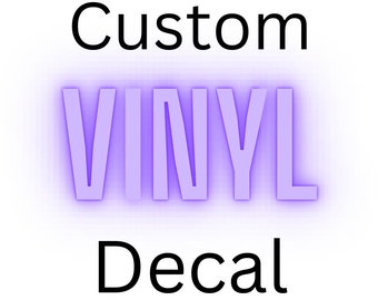 Custom Vinyl Decal Deposit *Please read description before purchase*