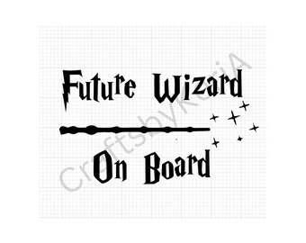 Baby on Board Decal- Future Wizard Vinyl Decal