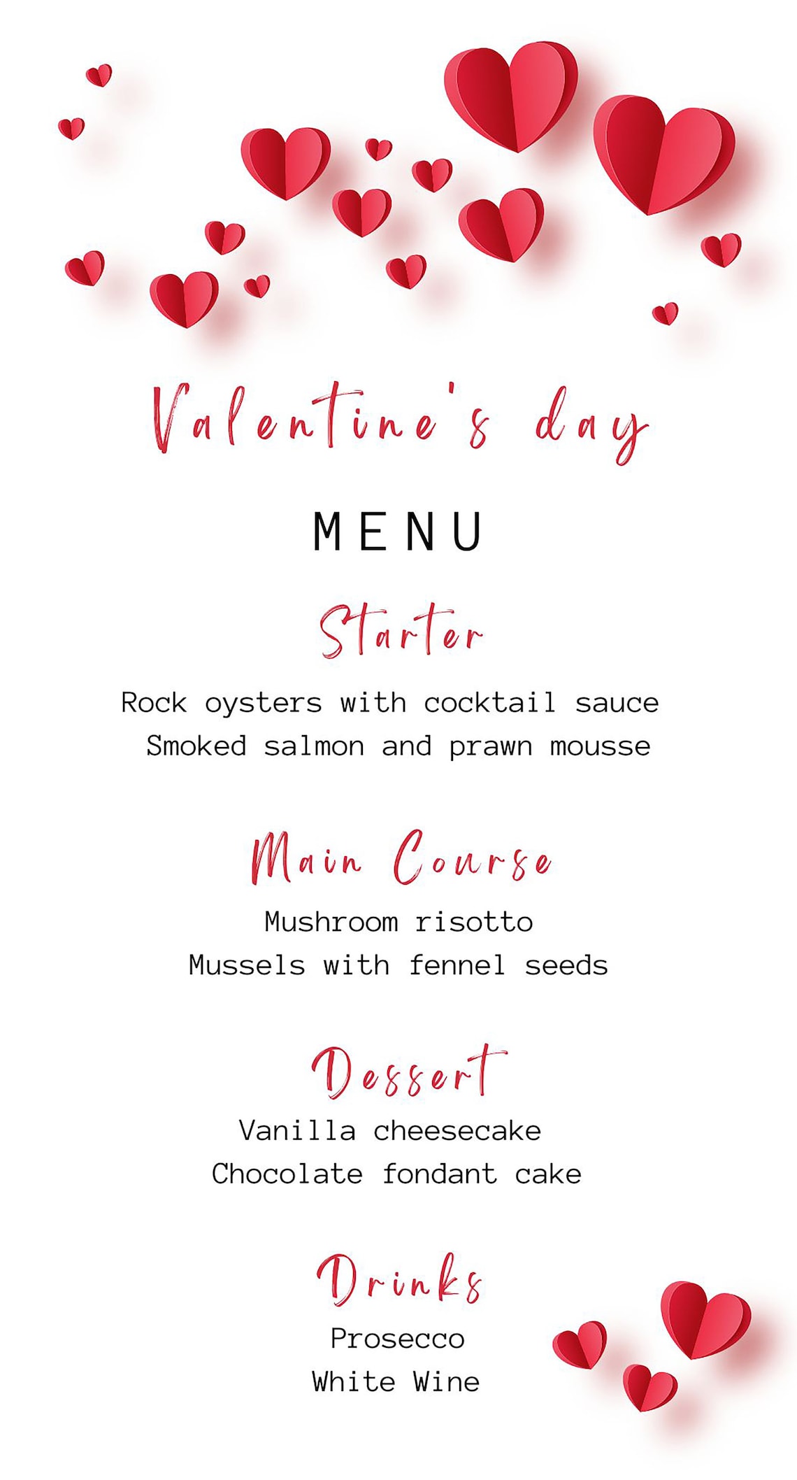 Valentines Day Menu Editable Template For Canva Red Hearts Dinner valentines-day-menu-editable-template-for-canva-red-hearts-dinner