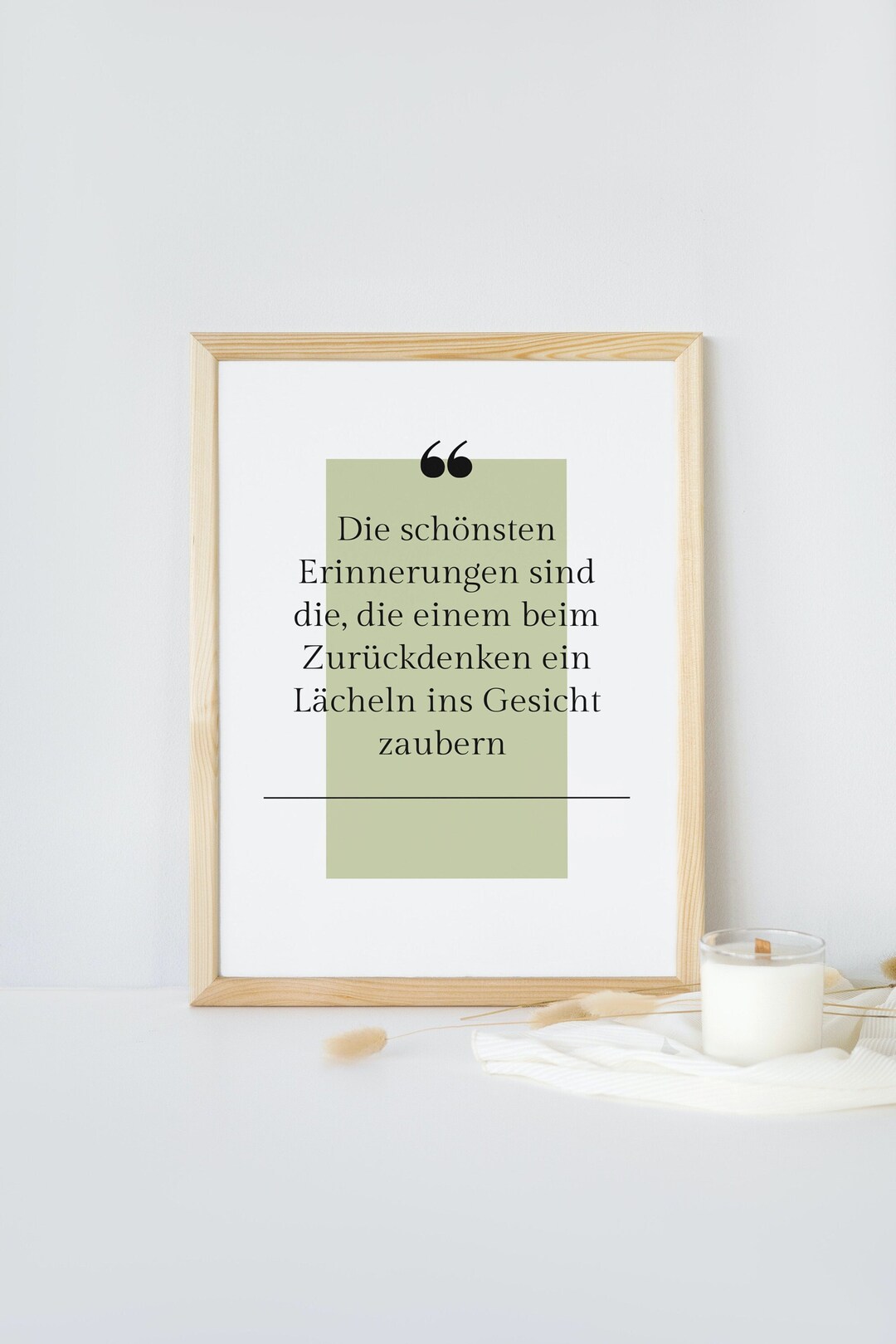 Spruch, Erinnerungen, Lachen, Geschenk, Wandbild, Poster, Bild, Schöne