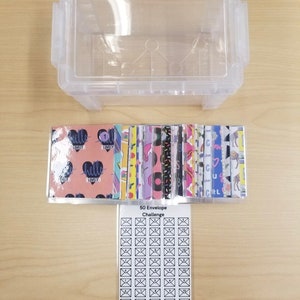 1-10 50 Envelope Savings Challenge | Mini Box Savings Challenge | Altered Envelope Challenge | Savings Challenge Kit