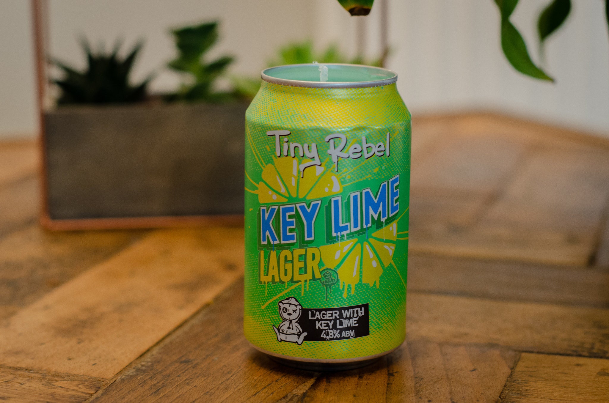 Tiny Rebel 'Key Lime Lager' Upcycled Beer Can Candle Etsy
