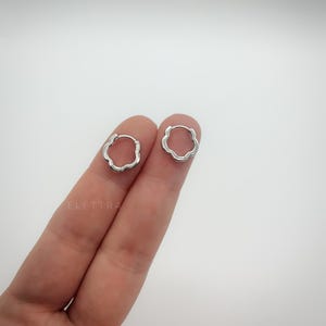 Mini Silver Huggie Hoops, Stainless Steel Hoops, Silver Huggie Earrings, Waterproof, No Tarnish, Small Hoop Earrings, Gift for Her