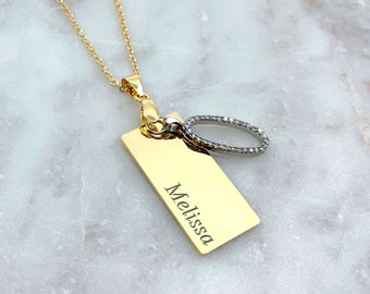 Elegant Necklace Bar Necklace Mother's day gift Gift for mom Gift for her Bridal gift Wedding