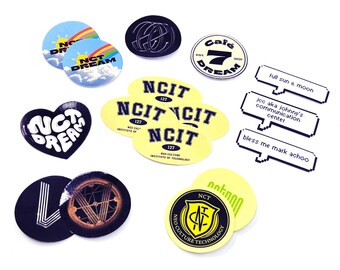 nct stickers etsy
