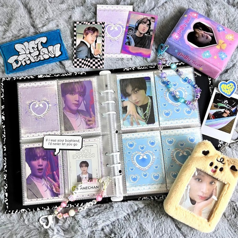 Binder filler sheets kpop binder inserts deco accessories missing photocard placeholder for collectors toploader mailing deco image 9