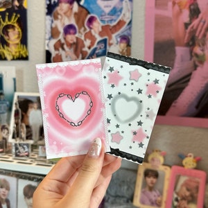 Binder filler sheets kpop binder inserts deco accessories missing photocard placeholder for collectors toploader mailing deco image 7