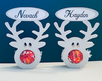 Bola Lindt reno personalizada Rudolph