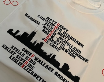 Chicago Fire Med PD Tshirts (UK Sizing)
