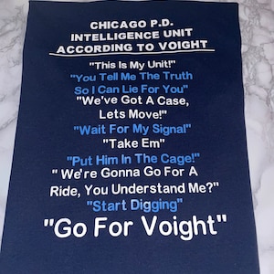 Camiseta de Hank Voight del Departamento de Policía de Chicago