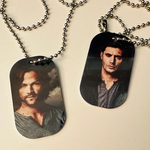 Supernatural necklace dog tag style