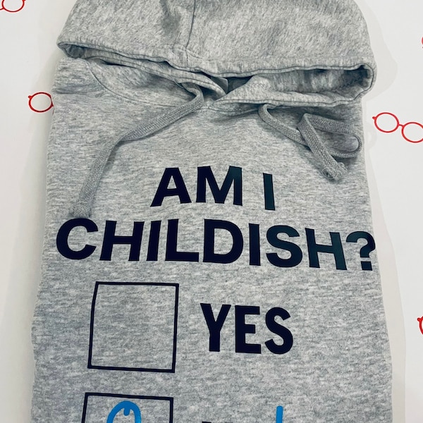 Childish Hoodie Etsy UK